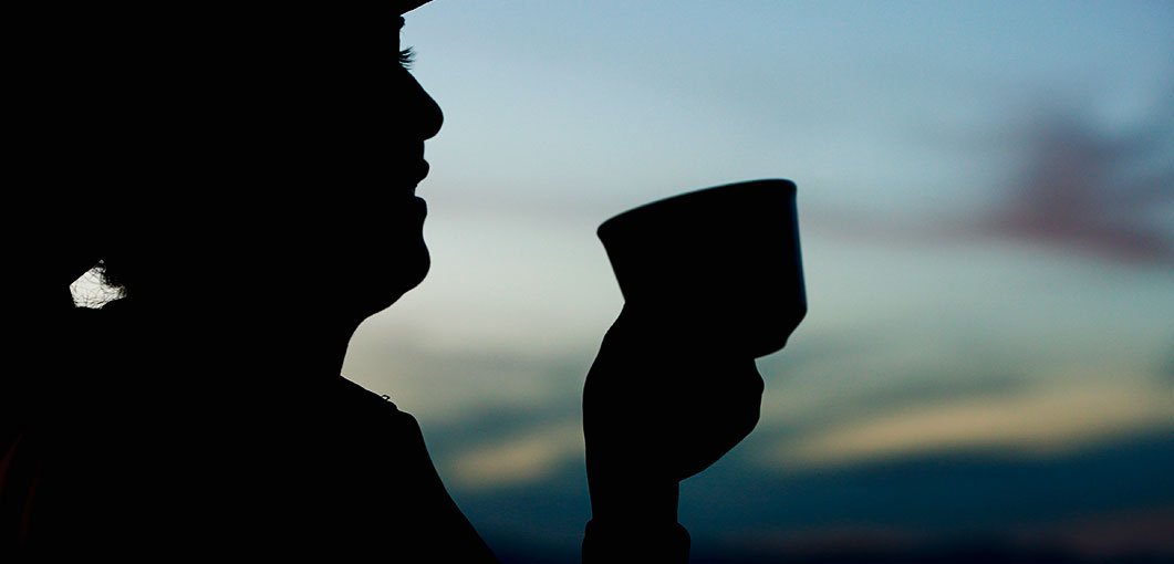 一杯のコーヒーを楽しむひととき